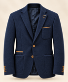 Veste blazer marine texturé – Ashton, vue 3