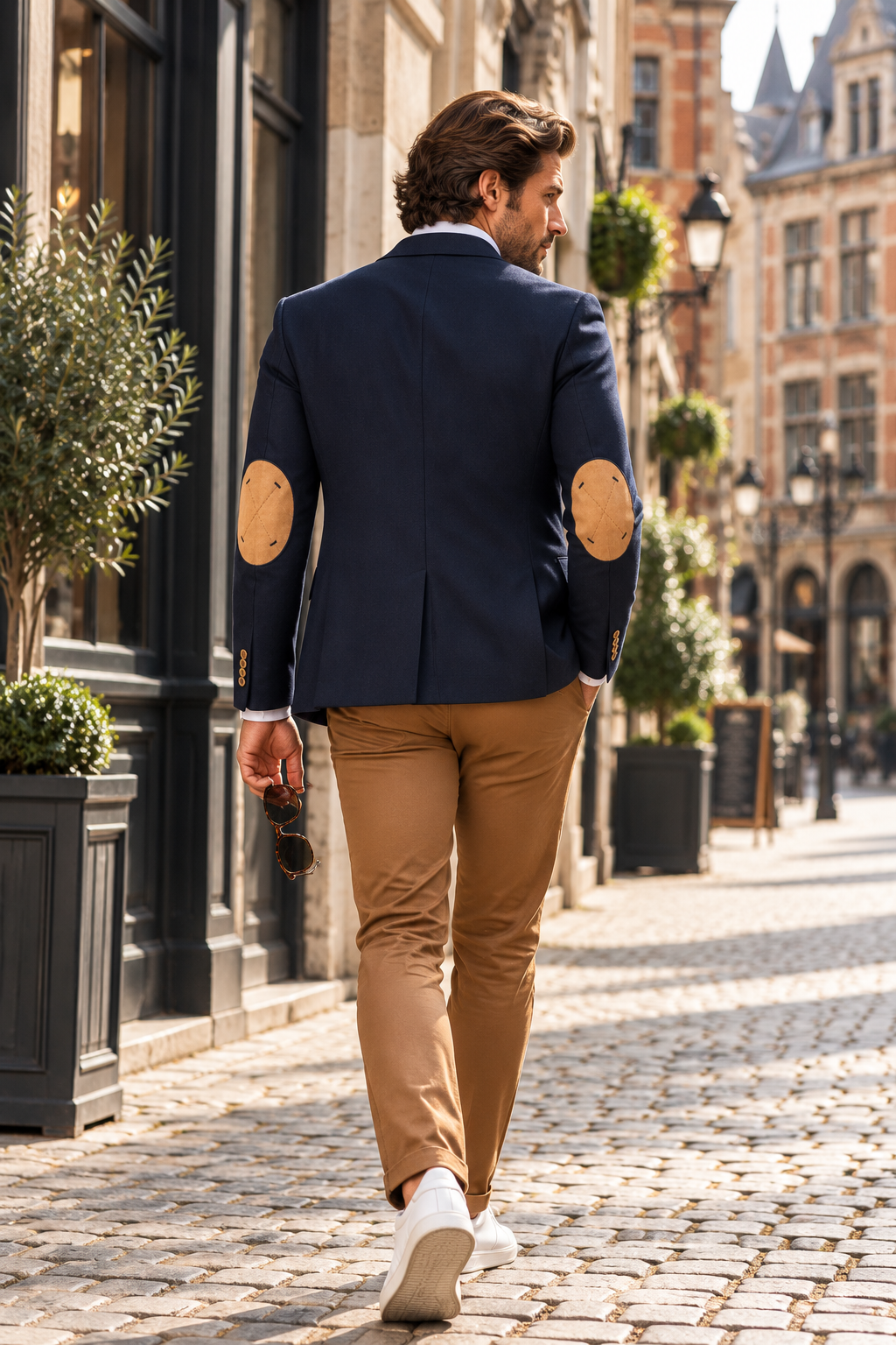 Veste blazer jersey stretch – Ashton, vue 2