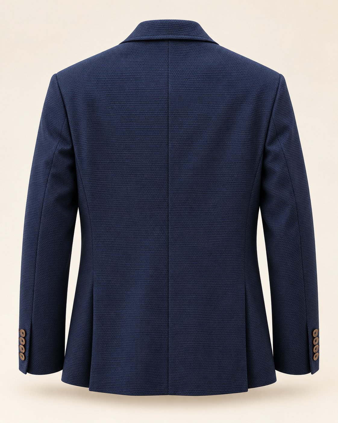 Veste blazer marine texturé – Ashton, vue 4